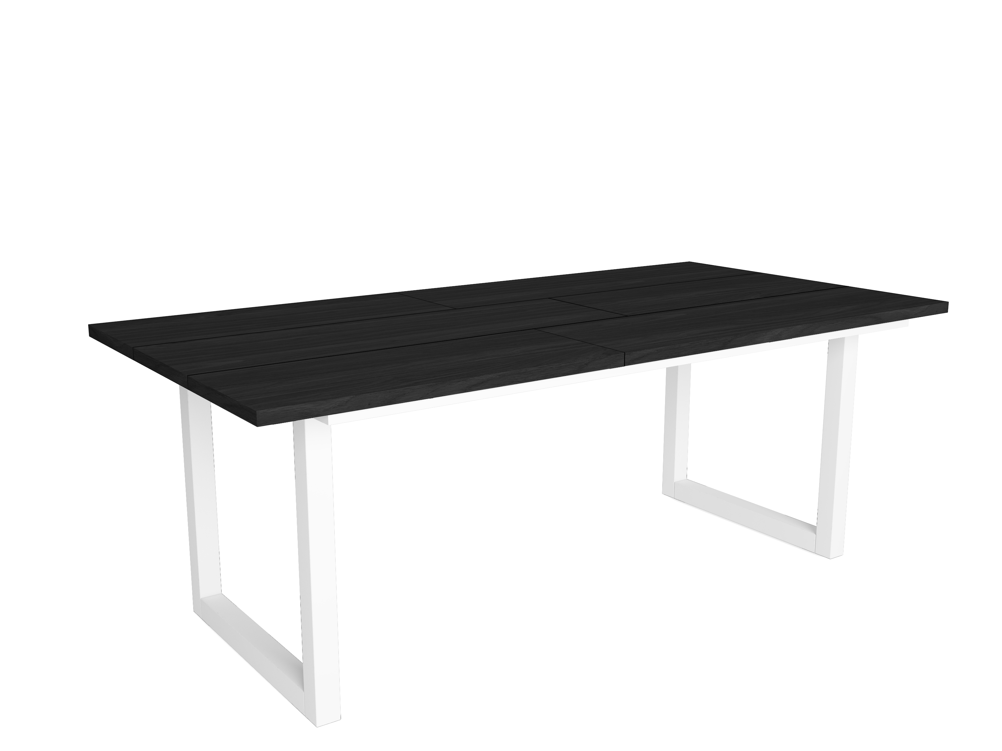 Mesa de Comedor | 200 | Negro | Estilo Industrial