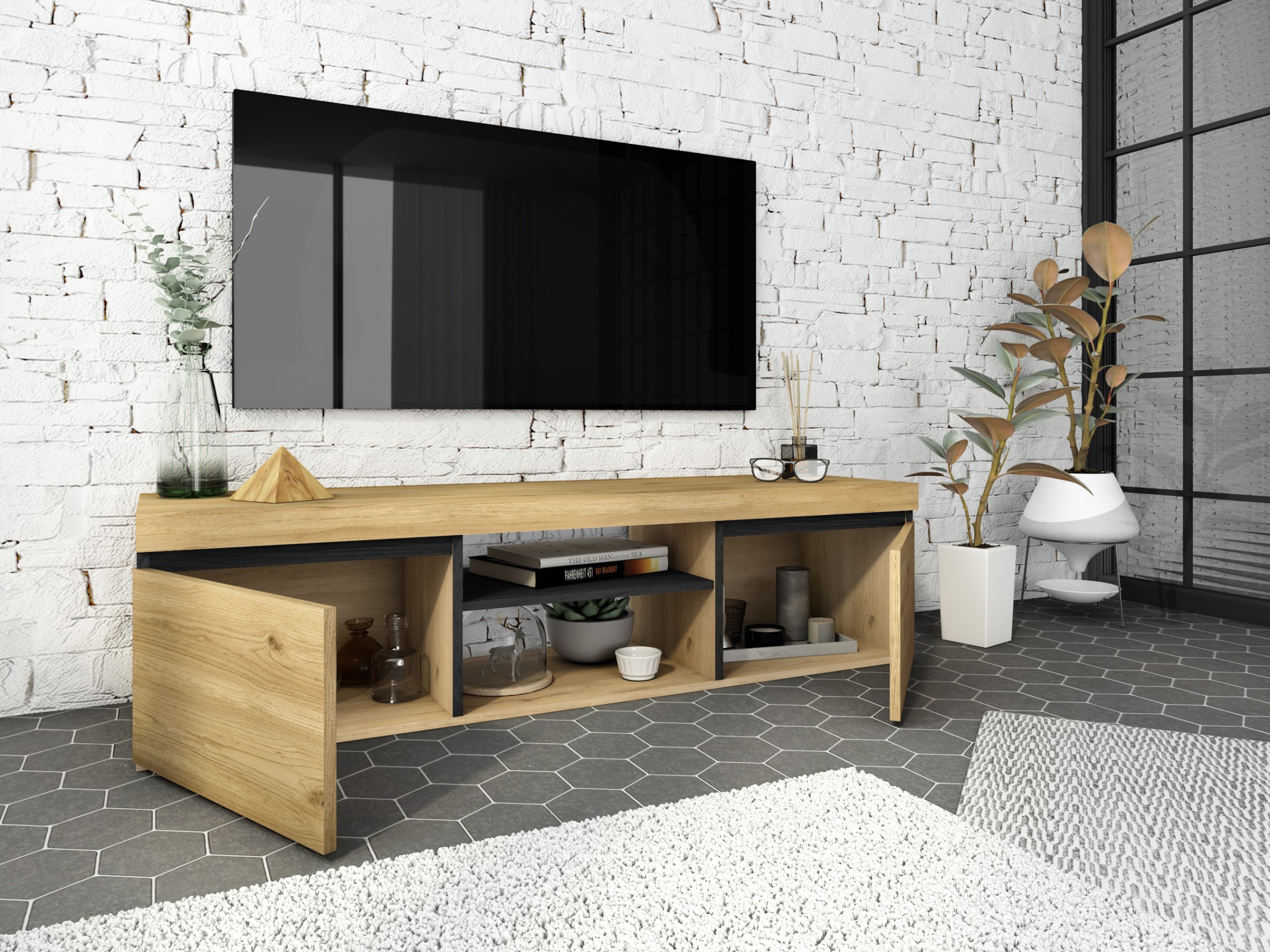 Mueble de TV Naturale Bocamina 120