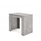 Mesa Consola extensible, 140, Gris Cemento