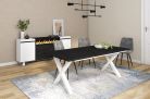 Mesa de Comedor | 200 | Negro | Estilo Industrial