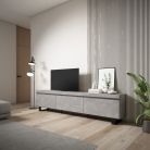 Mueble TV, 240x57x35cm, Cemento