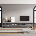 Mueble TV, 320x57x35cm, Cemento