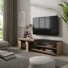 Mueble TV, 200x45x35cm, Roble