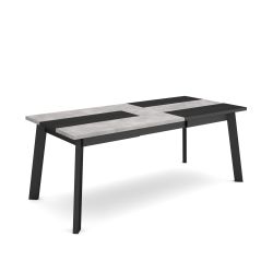 Mesa Comedor, Cemento, Patas de madera