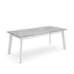 Mesa Comedor, Cemento, Patas de madera