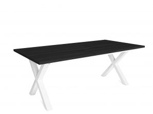 Mesa de Comedor | 200 | Negro | Estilo Industrial