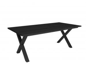 Mesa de Comedor | 200 | Negro | Estilo Industrial