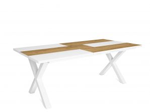 Mesa de Comedor | 200 | Roble y Blanco |...