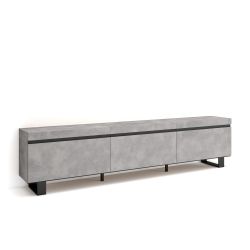 Mueble TV, 240x57x35cm, Cemento