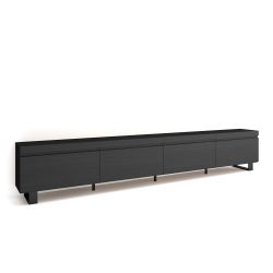 Mueble TV, 320x57x35cm, Negro