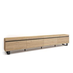 Mueble TV, 320x57x35cm, Roble